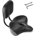 thumbnail image 1 of MOONCOOL Backrest Saddle Bike Seat with Backrest, 13''x11.8" Bicycle Tricycle Saddle Seat with Back Support, Oversize Comfort Saddle with Back Rest, 1 of 7