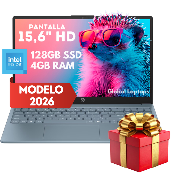 Laptop HP 15-FD0082 Pentium N200 128GB USF 4GB 15.6" (1366x768)