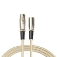 thumbnail image 3 of Cable de de micrófono XLR XLR de 20  de micrófono Cable dorado 20m shamjiam Cable de audio de micrófono XLR, 3 of 9