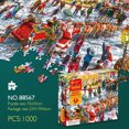 thumbnail image 4 of Navidad De 1000 Piezas Rompecabezas De Descompresión De Ensamblaje De Papel De Feliz Navidad Para Adultos Y Niños Guardurnaity HA046975-07, 4 of 6