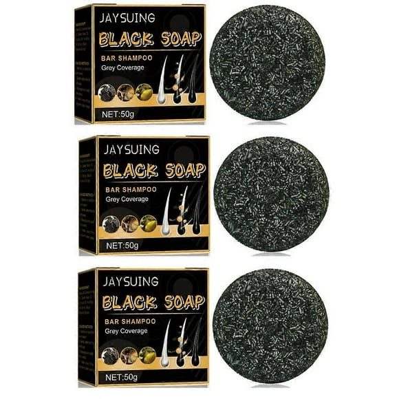 1-3pcs Spartan Gray Hair Reverse Bar Gray Hair Reverse Bar Hair Care Shampoo Bar