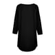 thumbnail image 5 of Ploknplq Tunic Tops for Women Loose Fit Dressy,Elbow Length Tee Shirts for Women,Womens Tunic Tops,Pure Round Neck Three Quarter Sleeve Top,Plaid Shirts for Women,Split Hem Top for Women Black 4XL, 5 of 6
