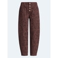 thumbnail image 5 of Scoop Women's and Women's Plus High Rise Tapered Leg Pants, 30'' Inseam, Sizes 0-28W, 5 of 5
