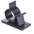 thumbnail image 5 of 100pcs Plastic Clips Black Adhesive Backed Wire Adjustable Cable Clips Adhesive Cable Management Clips Adjustable Clamp, 5 of 5