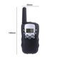 thumbnail image 2 of Btafrte 2 Uds Mini Walkie Talkie 5km UHF 2 Vías Radio Inalámbrico para Aficionados (negro), 2 of 9