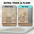 thumbnail image 5 of 6x9 Area Rugs for Living Room, Fluffy Shaggy Rug Soft Carpets, Rugs for Bedroom Nursery Kids Room Dorm Home Decor Aesthetic, Light Tan, 5 of 14