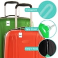 thumbnail image 4 of SBYURE 100 Pack Clear Plastic Luggage Loop Straps,Worm Loops for Luggage Tags,Plastic Name Tag Loop for Identification Cards ID,6 inch, 4 of 9