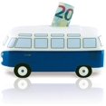 thumbnail image 3 of BRISA VW Collection - Banque d'Épargne Volkswagen Tirelire Boîte à Monnaie dans Bus T1 Design Samba (Bus Classique/bleu), 3 of 7