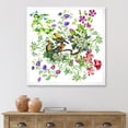 thumbnail image 3 of Designart 'Tropical Birds Sitting On Blooming Tree' Traditional Framed Art Print, 3 of 4