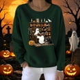 thumbnail image 5 of Enjoytime Halloween Crew Neck Sweatshirts Women Ghost Graphic Long Sleeve Pullover Tops Fall Fashion Casual Sweatshirt, 5 of 5