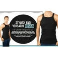 thumbnail image 4 of 2-4 Packs Men's G-unit Style Cotton Tank Tops Square Cut Muscle Rib A-Shirts (Large, Black & White, 6 Pack), 4 of 4