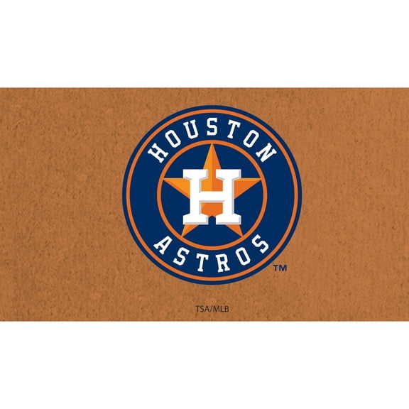 Houston Astros 28" x 16" Primary Logo Coir Mat
