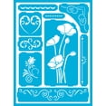 thumbnail image 2 of Decoart Americana Stencil Glass 6x8 Elegance, 2 of 2