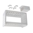 thumbnail image 3 of Support de Rangement de Bureau Double Couche avec Crochets et Porte-Plume, Conception Multifonctionnelle, Style d'Impression, Outil d'Organisation de Bureau pour Bureau de Salle de Bain de Cuisine, 3 of 8