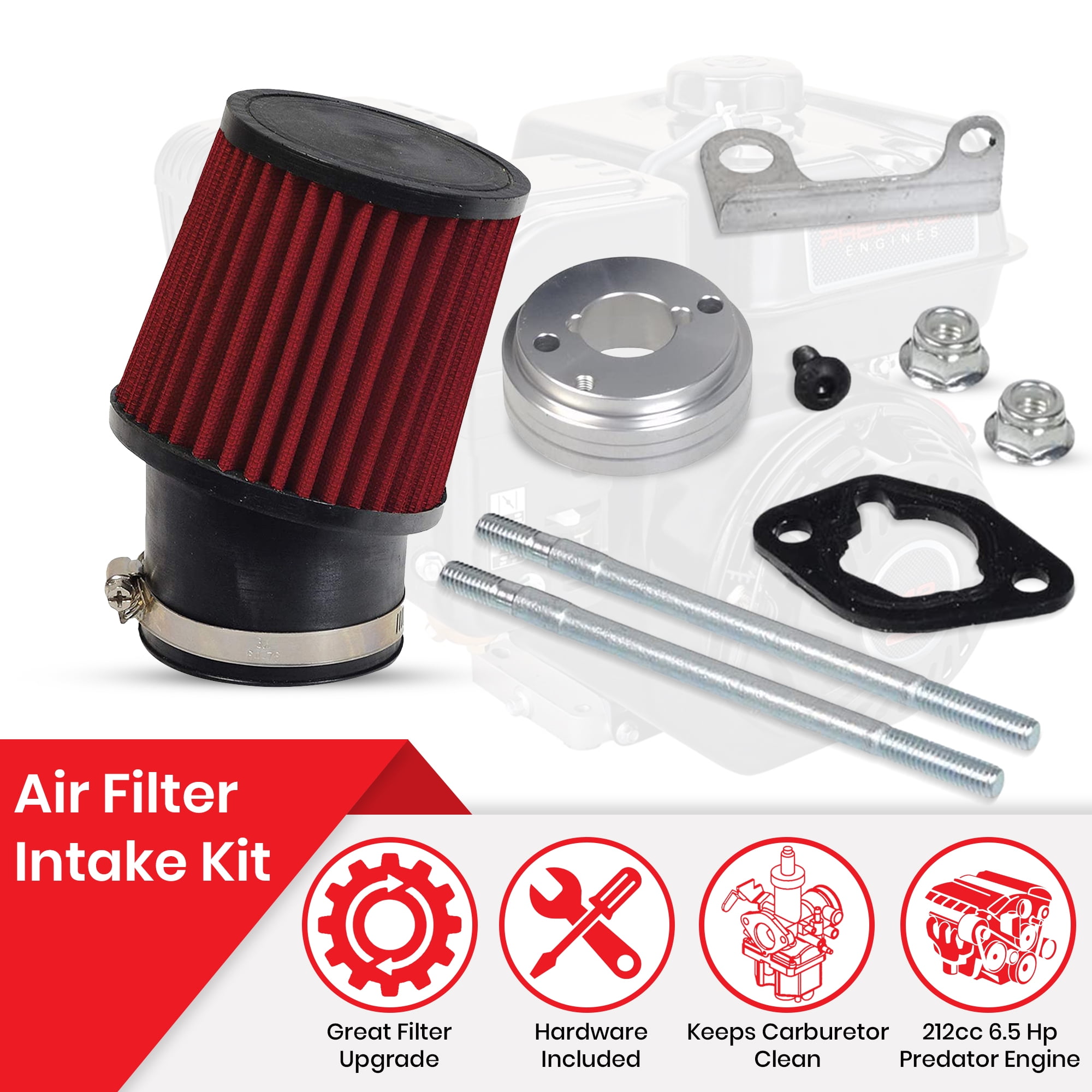 AlveyTech High Performance Air Filter Intake Kit for Hammerhead