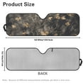 thumbnail image 7 of Uorisanigo Windshield Sunshade Foldable Black Camo Hunting Sun Visor Aluminum Foil Sun Shield for 2018-2025 Jeep Wrangler JL & 2/4 Door 4XE & 2020-2025 Jeep Gladiator JT Thicken Block UV Rays, 7 of 7