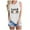 DT-White, variant on DailyTrove Women's Graphic Tank Top - Cotton-Blend Casual Sports & Daily Wear, for Game Days