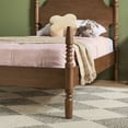 thumbnail image 5 of Traditional Walker Edison Easy Assembly Solid Wood Vivienne Twin Bed - Dark Brown, 5 of 16