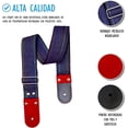 thumbnail image 3 of Strap kidam nylon mezclilla azul K4003AZ para guitarra o bajo Kidam Kidam, 3 of 3