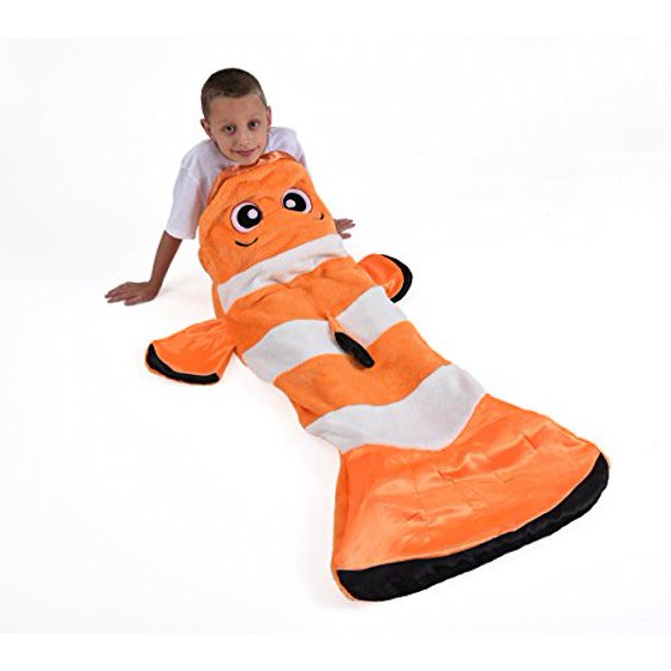 Snuggie Tails Super Soft Wearable Blanket For Kids Clown Fish Walmart Com Walmart Com