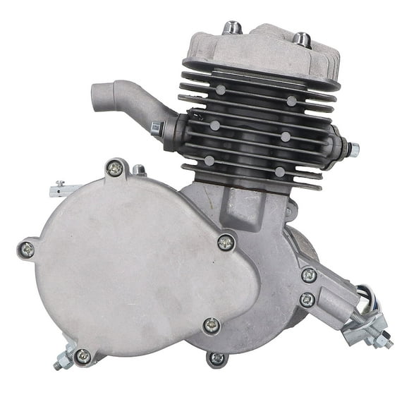 100CC Bicycle Engine, 100CC 2 Stroke Motor Stable Metal CDI Ignition Low Vibration High Strength Low Noise For Bike Conversion
