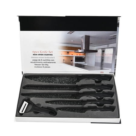 

Tiitstoy Maifan Stone Tail Handle Knife Set Of Six Kitchenware Household Auxiliary Food Knife Set Of Stainless Steel Spray Painting Knife Set