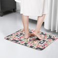 thumbnail image 4 of Boston Terrier Dog with Flower Flannel Non Slip Door Rugs,Washable Door Mats Indoor,Decorative Door Mats,Dirt-Resistant and Absorbent Doormat for Entrance,Bedroom,Kitchen,Bathroom,23.5x16in(60x40cm), 4 of 5