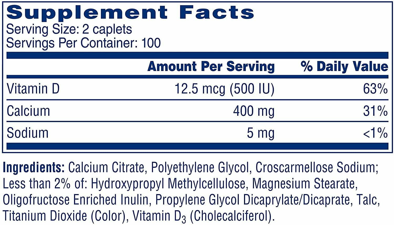 Citracal Calcium Citrate Supplements with Vitamin D Petites 200 ea (Pack of 6)