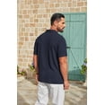 thumbnail image 4 of COOFANDY Men's Casual Polo Shirts Old Money Short Sleeve Casual Button Polo T-Shirt Summer Collared Golf Shirt, 4 of 6