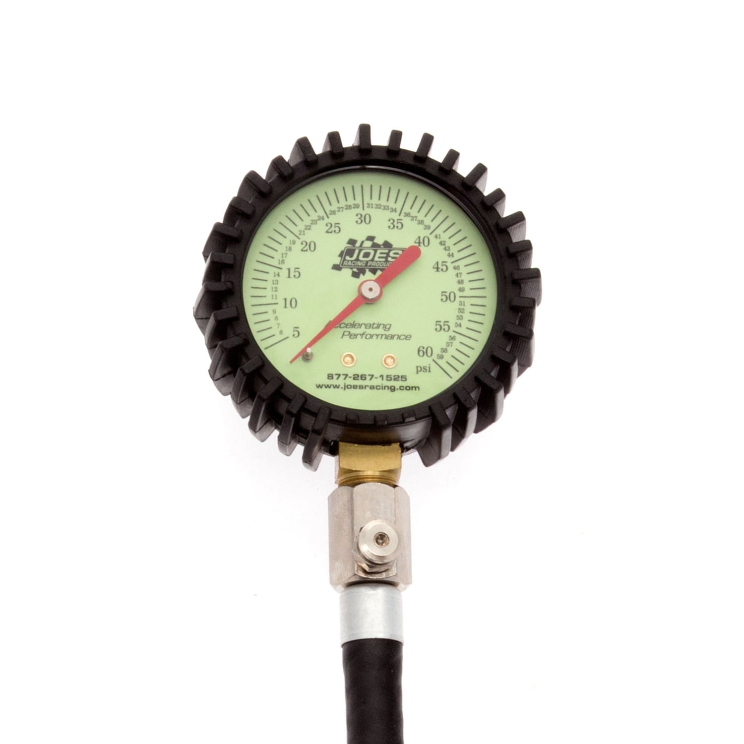 PSI Tire Pressure Gauge 0-60 Joes Racing 32307