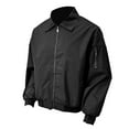 thumbnail image 5 of iHPH7 Baggy Jacket Letterman Jacket Zip Up Jacket Baseball Jacket Workout Jackets for Woman Fall Womens Clothes Womens Bomber Jacket Black L, 5 of 5