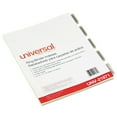 thumbnail image 2 of Universal UNV21871 11 in. x 8.5 in. 5-Tab Insertable Tab Index - Buff, Clear Tabs (6/Pack), 2 of 2