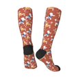 thumbnail image 4 of Fotbe Cute Poodle Dog print Women's Men's Novelty Crew Socks Cotton Socks Knee High Socks for Walking,Running,Nurses,Pregnancy, 4 of 9