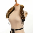 thumbnail image 3 of Lady Gold Black/Gold Ruffl Collar Elizabethan Ruff For Victorian Steampunk Dress, 3 of 4