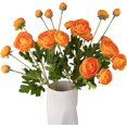 thumbnail image 1 of Artificial Silk Flowers Persian Ranunculus(asian Buttercup 5 Bundles),suitable For Core Decorations,weddings,homes,artistic Decorations,and Props (ora, 1 of 5