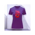 thumbnail image 1 of Playera Blusa De Cerezas Cherry Vibes Vintage Color Morado Talla Mediana Marca Emil SaEs, 1 of 4