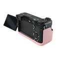 thumbnail image 4 of GadgetCom Camera Half Case Compatible with Alpha 6700 A6700 , Anti-Slip PU Leather Shell Protective Cover, 4 of 4