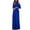 Blue, variant on formal Jumpsuit for Women Dressy Elegant V Neck Long Sleeve Straight Pants Jumpsuits for Party Club Blue
