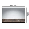 thumbnail image 2 of EREHome Polyester Fabric 7x5ft Gray Wood And White Wall Background Photo Backdrops Studio Background Studio Props, 2 of 3