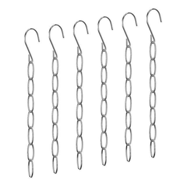 QualitChoice Foldable Hangers Versatile Towel Jeans Metal Chain Closet Hangers Retractable Accessory Organizer Pants Will Not Bend