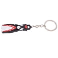 thumbnail image 4 of PVC Mini Diving Theme Key Ring Cute Flipper Shape Keychain Fin Keyring Blue for Daily Use, 4 of 7