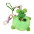 thumbnail image 1 of Llavero de peluche ligero para bolso de mano, decoración colgante, bolsa de regalo, decoración para llavero de coche Verde, 1 of 9