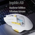 thumbnail image 5 of Inphic A9 Explorer Wireless Gaming Mouse 500mA Battery Level Display Rechargeable Silent Bluetooth Office Mouse For PC Laptop, 5 of 9