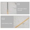 thumbnail image 6 of 20M 3Mm Guide Device Fiberglass Electric Cable Push Pullers Duct Snake Rodder Fish Tape Wire, 6 of 8