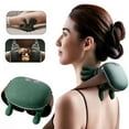 thumbnail image 2 of Massage Master for Shoulder, Shiatsu Back and Neck Massager for Neck, Lower Abdominal, discomfort Relief Deep Tissue with 3-Speed Adjustment Gifts for Women, Men, Mom and Dad, 2 of 9