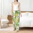 thumbnail image 4 of Fotbe Gnome and Pineapple Pantalones de Pijama para Mujer, Pantalones de Dormir, Pantalones Pj con Cordón y Bolsillos-Medium, 4 of 6