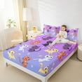thumbnail image 4 of Homewish Funny Cat Kitten Full Size Sheets, Kawaii Cartoon Animal Bed Sheets, Mystic Stars Galaxy Sheet Sets, Super Cozy Room Decor, 4 Pieces, 4 of 7