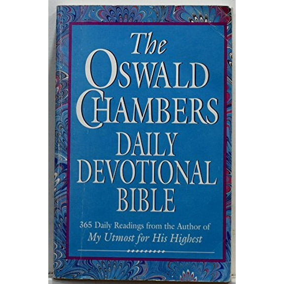 Pre-Owned The Oswald Chambers Daily Devotional Bible - New King James Version (Paperback) 0840783515