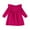 Girls Dresses Hot Pink, variant on Peplum Dresses for Girls 0-6 Years Cute Ruffle Long Sleeve Crewneck Toddlers Kids Casual Solid Color Loose Pullover Babydoll Mini Dress