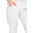 thumbnail image 3 of Marilyn Monroe Knitwaist Six Pocket Stretch Scrub Joggers, 3 of 3